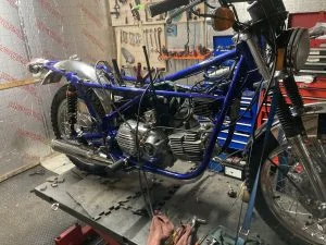 Aermachhi 350 - Part rebuilt on bench