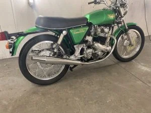 Norton Commando - Finished original seat